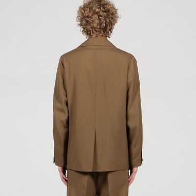 MUGLER Super120's シングルジャケット ブラック /OW94 Super120'sウールポリエスエル シングルブレステッド