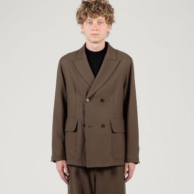 ウールギャバジン ダブルブレステッド 4Bジャケット | TOMORROWLAND