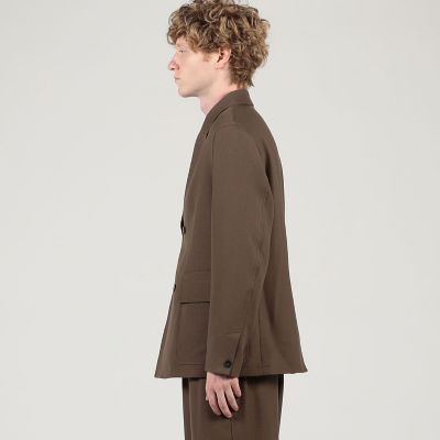 ウールギャバジン ダブルブレステッド 4Bジャケット | TOMORROWLAND