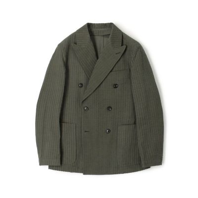 コットンコーデュロイ ダブルブレステッド6Bジャケット