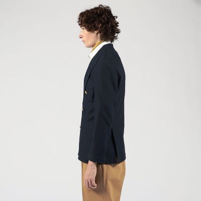 コットン ダブルブレステッド 6Bジャケット DONDI