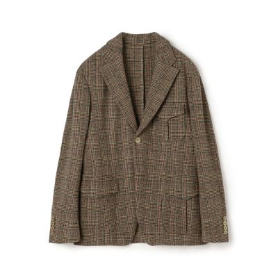 ウール 2WAYストレッチ シングルブレステッド 2Bジャケット