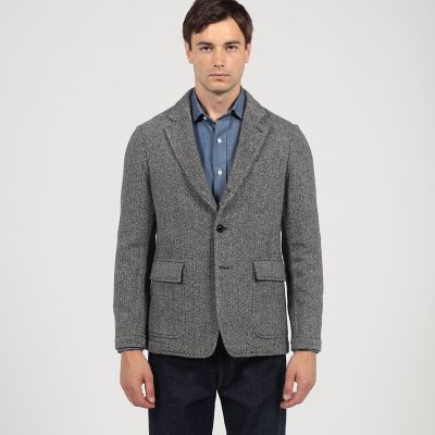 最終値下げ 【M TO R】3Bツイードジャケット ブリティッシュウールツイード シングルブレステッド3Bジャケット