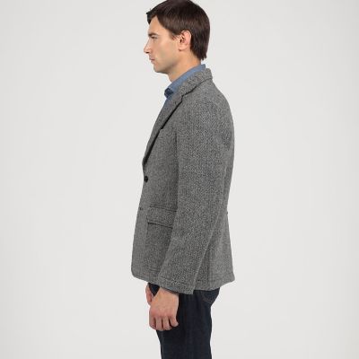 ブリティッシュウールツイード シングルブレステッド3Bジャケット