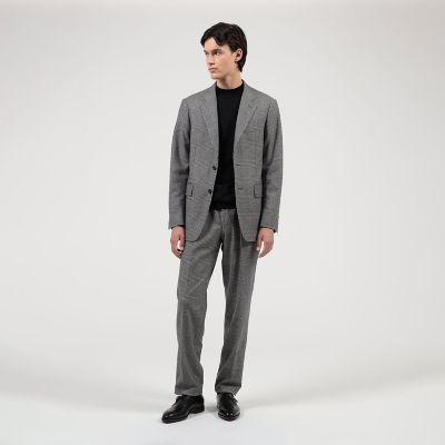 カレッジフランネルウール シングルブレステッド3Bジャケット