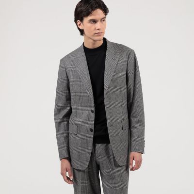 カレッジフランネルウール シングルブレステッド3Bジャケット