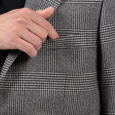 カレッジフランネルウール シングルブレステッド3Bジャケット