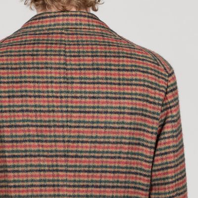 【希少】tomorrowland ガンクラブチェック　ジャケット ブラウニーガンクラブチェック シングル1Bジャケット | maison