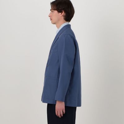 コットンシルクグログラン ダブルブレステッド8Bジャケット