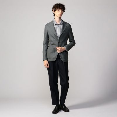 ＜TOMORROWLAND (Men)＞ホップサックガーメントダイ　段返り３Ｂテーラードジャケット　ＴＩＮＴＯ