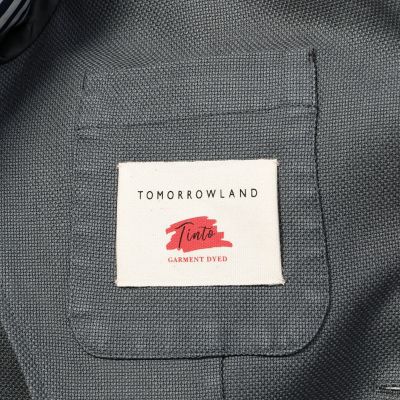 ホップサックガーメントダイ 段返り3Bテーラードジャケット