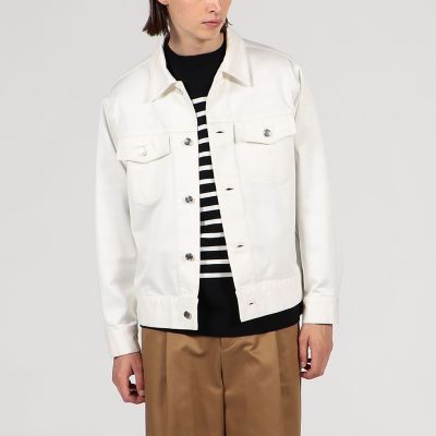 TOMORROWLAND ギザコットン サテントラッカー ジャケット コットンサテン トラッカージャケット | TOMORROWLAND (Men