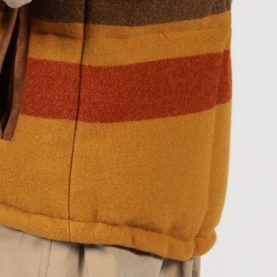 ウール×ムートン　ダウンベスト