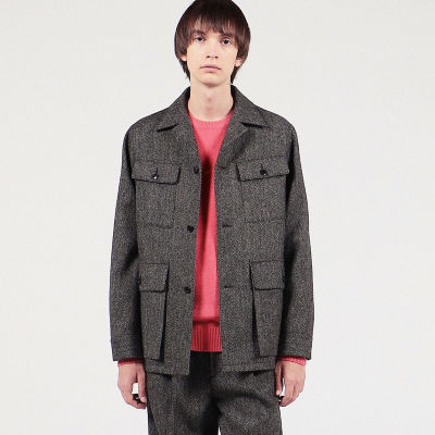 Hollywood Ranch Market シェットランドツイードジャケット シェットランドツイード サファリジャケット | TOMORROWLAND (Men