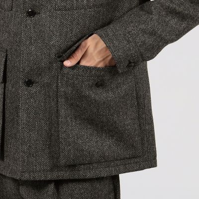 シェットランドツイード サファリジャケット | TOMORROWLAND (Men