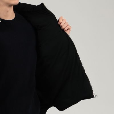 ラムレザー　ダウンベスト
