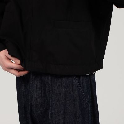 コットンナイロン　ジップアップブルゾン