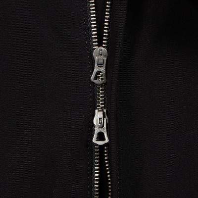 コットンナイロン　ジップアップブルゾン