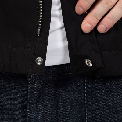 コットンナイロン　ジップアップブルゾン