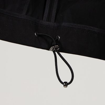 コットンナイロン　ジップアップブルゾン