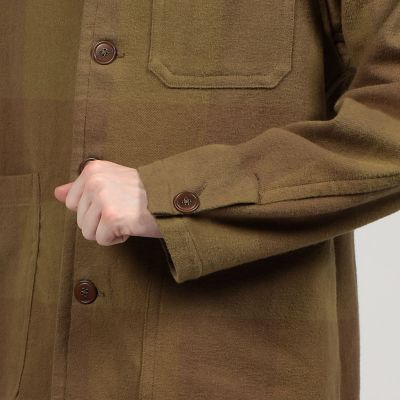 インドコットンネル　ブルゾン