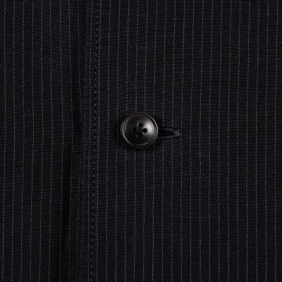 コットンリネンシルク　ダブルブレスト　シャツジャケット