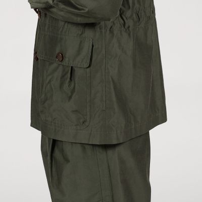 シルクコットンタフタ　ファティーグジャケット