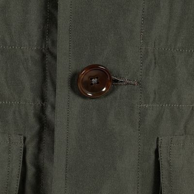 シルクコットンタフタ　ファティーグジャケット