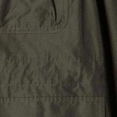 シルクコットンタフタ　ファティーグジャケット