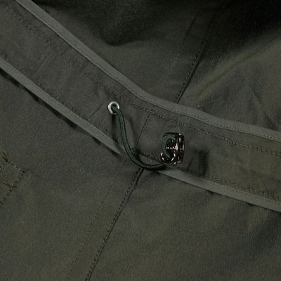 シルクコットンタフタ　フーデッドコート