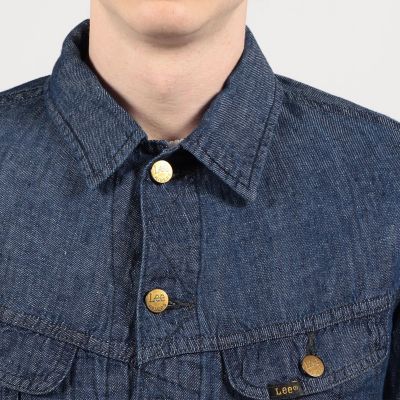 【別注】Ｌｅｅ　Ｗｅｓｔｅｒｎｅｒ　Ｊａｃｋｅｔ　７オンスリネンデニム