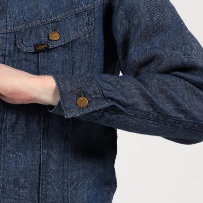 【別注】Ｌｅｅ　Ｗｅｓｔｅｒｎｅｒ　Ｊａｃｋｅｔ　７オンスリネンデニム