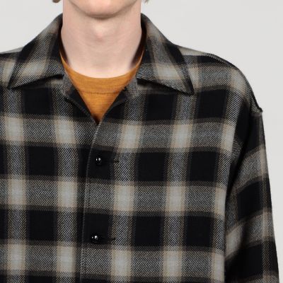 美品　TOMORROWLAND　コットンカシミヤ シャツジャケット　　M 別注】PENDLETON コットンカシミヤ シャツジャケット