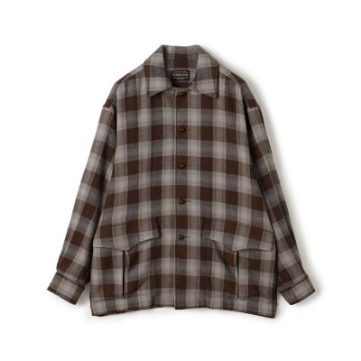 【送料無料】TOMORROWLAND (Men)/トゥモローランド PENDLETON コットンカシミヤ シャツジャケット 48Dブラウンケイ コート・ジャケット【三越伊勢丹/公式】