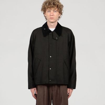 別注】Barbour TRASPORT ウールブルゾン
