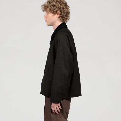 別注】Barbour TRASPORT ウールブルゾン