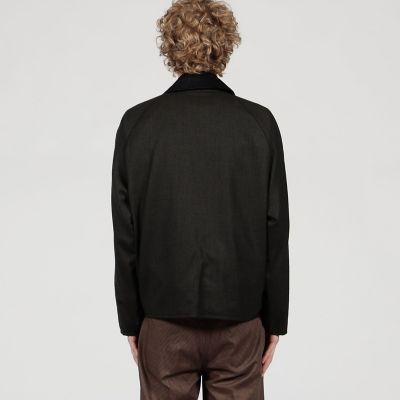 別注】Barbour TRASPORT ウールブルゾン