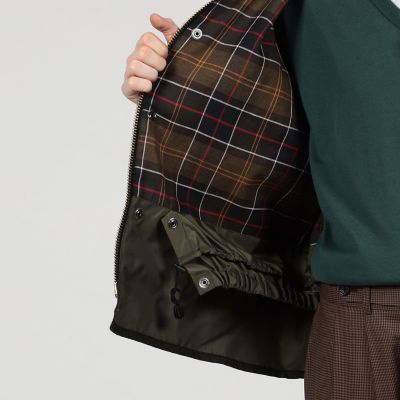 別注】Barbour TRASPORT ウールブルゾン