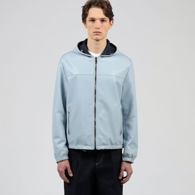 別注】EMMETI LUCA ラムレザー リバーシブルフーデッド