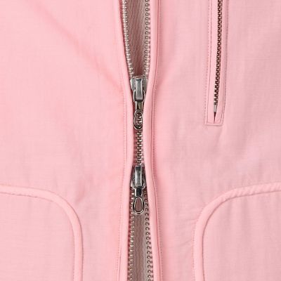 コットンナイロン ジップアップショートブルゾン MANTECO