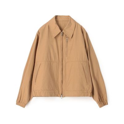 コットンナイロン ジップアップショートブルゾン MANTECO