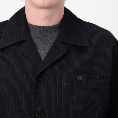ダンヒル　カバーオール　XSコットン　リネン　ミリタリー(日本ではMサイズ相当) コットンリネンキュプラ ドルマンスリーブ カバーオールジャケット