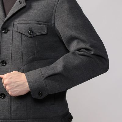 ウールミラノリブ トラッカージャケット | TOMORROWLAND (Men