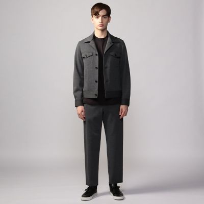 ウールミラノリブ トラッカージャケット | TOMORROWLAND (Men