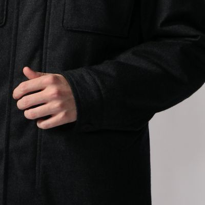 ウールフランネルボンディング ミリタリージャケット REDA