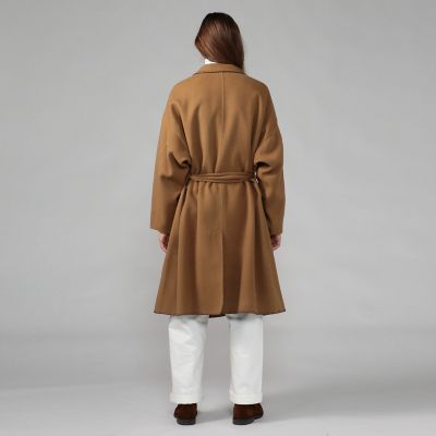 ジーロンラムウールダブルフェイス ラップコート | TOMORROWLAND (Men