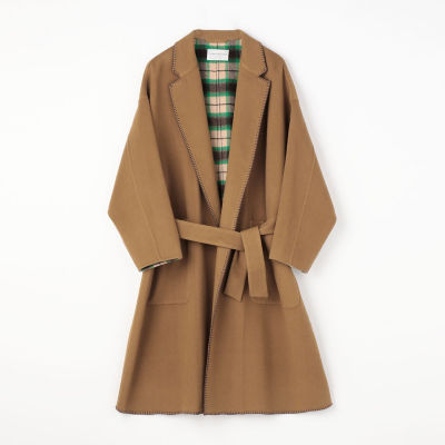 ジーロンラムウールダブルフェイス ラップコート | TOMORROWLAND (Men