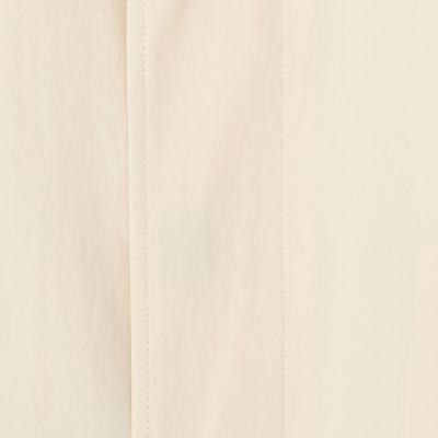 コットンナイロン　ステンカラーコート