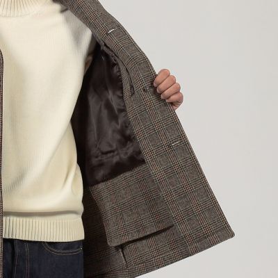 トゥモローランド　ウール　ハーフコート TOMORROWLAND（トゥモローランド） ステンカラーコート コート ウール