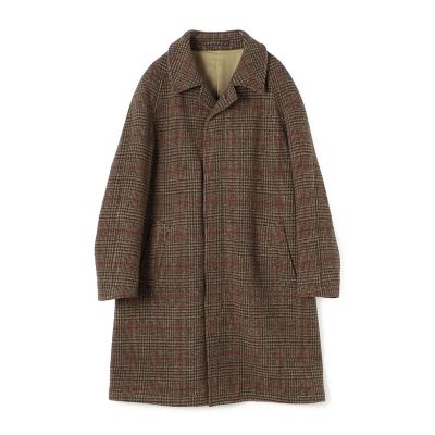 ブリティッシュウールツイード バルカラーコート ZANIERI